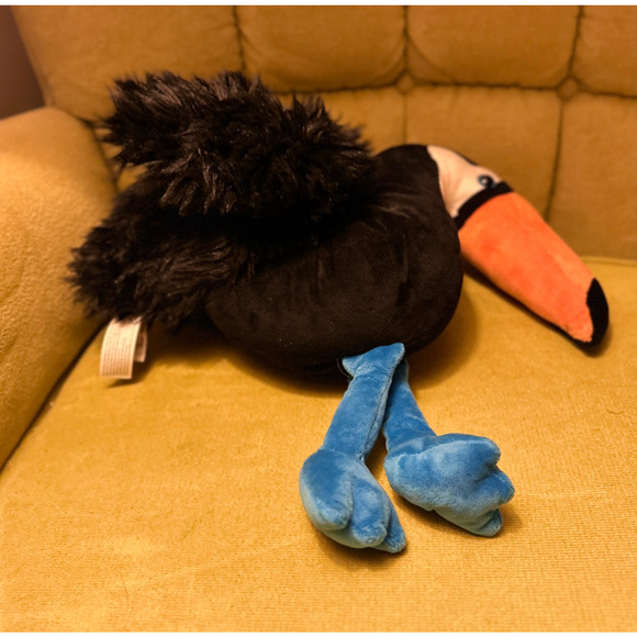 Scentsy Buddy Toucan Plush Stuffed Animal Black Orange Beak Blue Feet Retired - Picture 15 of 16